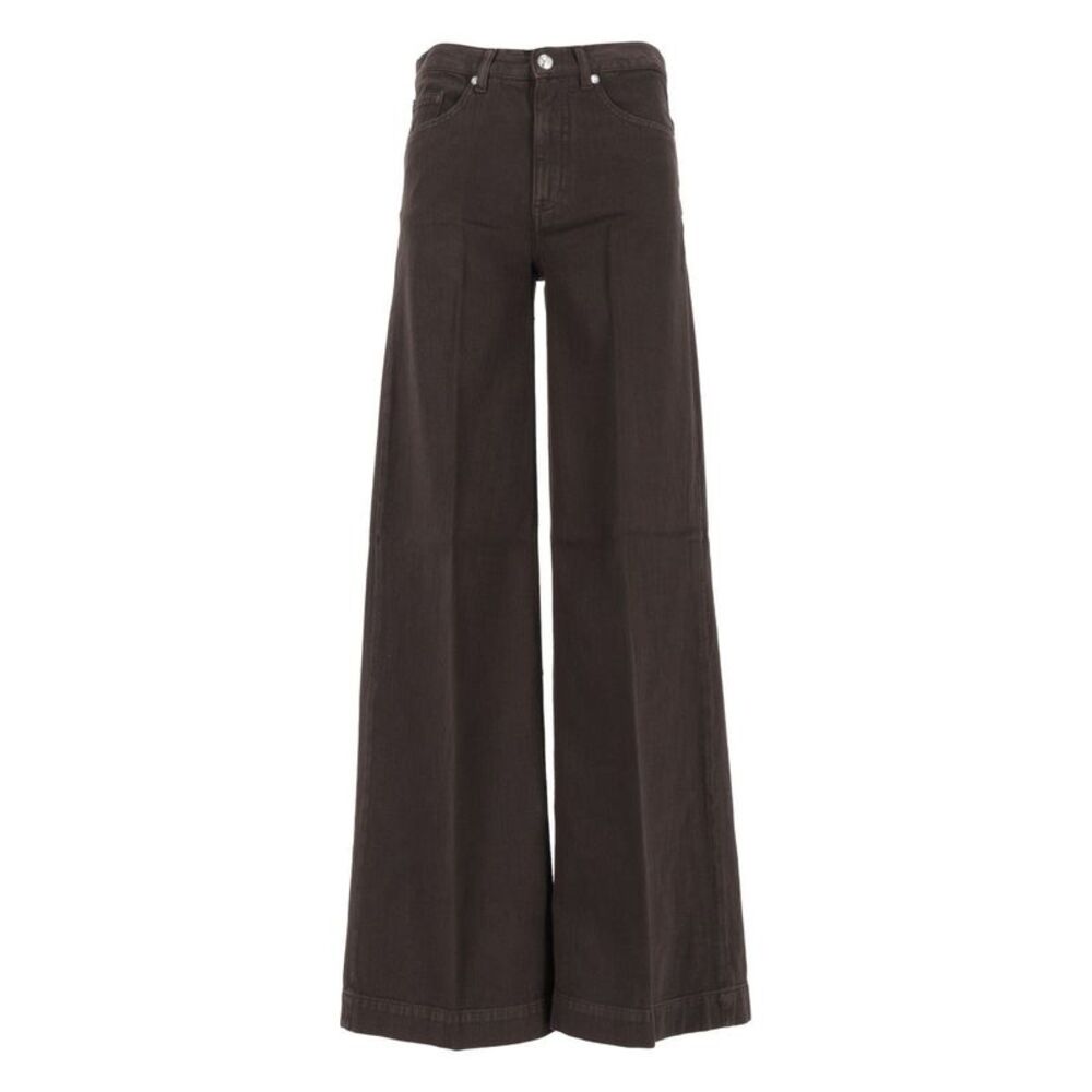 Nine In The Morning Women "Nadia" Five-Pocket Wide-Leg Trousers